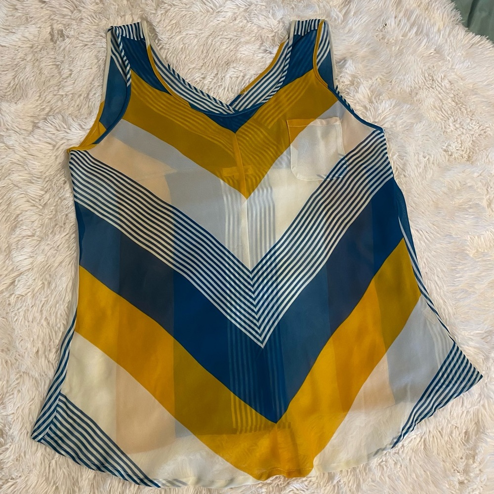 Mine- Chevron, sheer top. Beautiful! Large